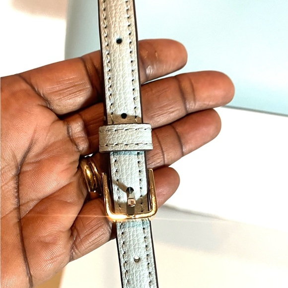 Kate Spade New York Light Blue Structure Satchel Crossbody Smooth Leather - Picture 5 of 16